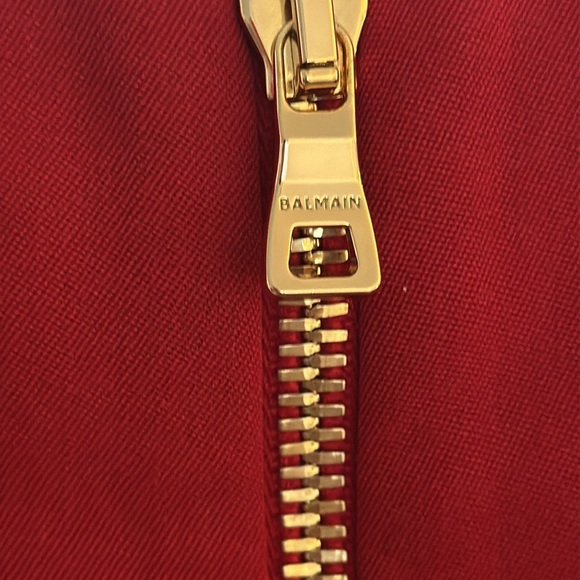 Balmain Red Mini Dress - Picture 12 of 15